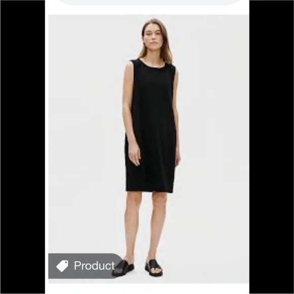 Eileen Fisher Wool Shift
Dress charcoal grey office wear church holidays size M - Picture 3 of 11